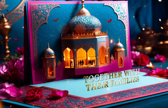 Royal Muslim Wedding Invitation 3D Slideshow